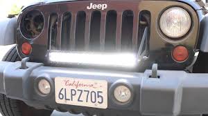 Ijdmtoy Led Light Bar For 2007 2016 Jeep Wrangler Jk