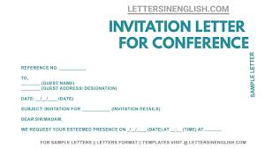 general conference invitation sle