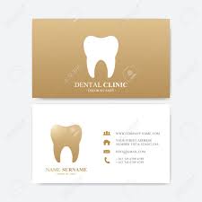 Premium Business Card Print Template Visiting Dental Clinic