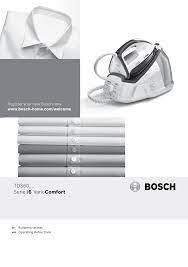 Bosch TDS6080TR/01 Steam station Instruction manual