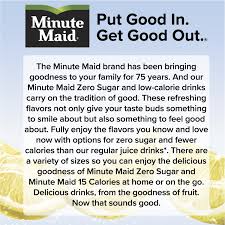 minute maid zero sugar pink lemonade