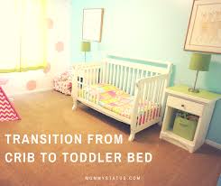 crib to toddler bed mommy status