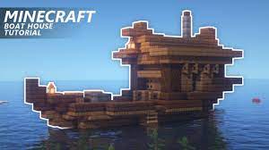 minecraft how to build a boat house