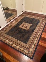 persian rug large dark blue rugs