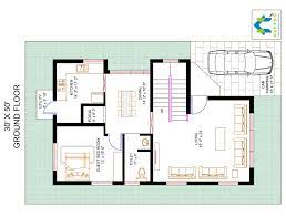 floor plan for 30 x 50 feet plot 3