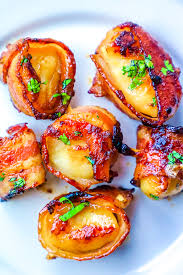 When foaming of mixture has subdued, and the pan is. Brown Sugar Bacon Wrapped Scallops Recipe