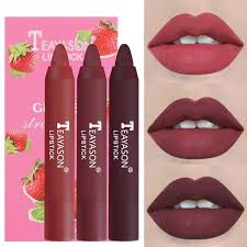 teayason 3pcs set matte velvet lipstick