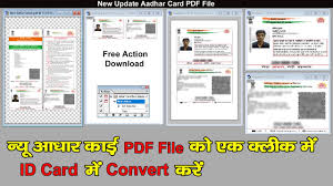 convert aadhaar pdf file to id card
