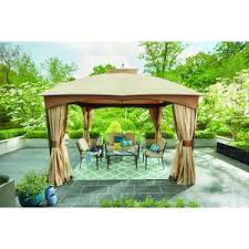I have been looking at the hampton bay cabinets through home depot. Hampton Bay 10 Ft X 12 Ft Turnberry Outdoor Patio Gazebo