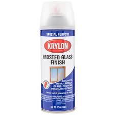 krylon glass frosting spray hobby