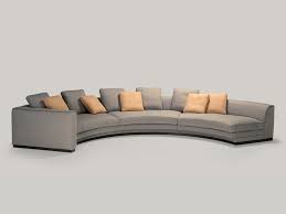 Franklin Sectional Curved Fabric Sofa