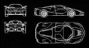 Usually in our library files contain 2d or 3d drawings. Laferrari In Autocad Cad Download 1 49 Mb Bibliocad