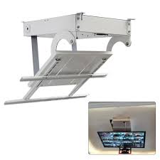 electric ceiling tv mount bracket flip