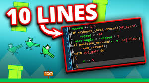 making a game with 10 lines of code