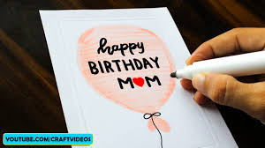 birthday card for mom easy you