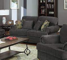 Colton Sofa 504401 In Grey Fabric By
