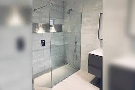 glass for a bespoke shower area