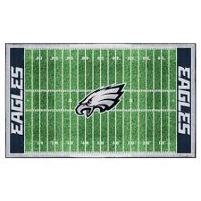 philadelphia eagles 6x10 plush rug