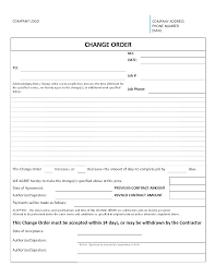 005 Change Order Forms Template Surprising Ideas Request Log
