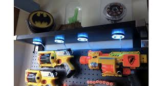 Tired of losing the war on the home front and at the office, the man behind asciimation decided to take his styrofoam and rubber arsenal to the next level. Nerf Gun Display Rack Cheaper Than Retail Price Buy Clothing Accessories And Lifestyle Products For Women Men