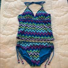 Justice Swim Suit Tankini Girls Size 20