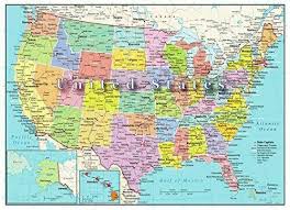 The united states is comprised of fifty states and a national capital district, as well as a number of territories and each state name contains a link to its official state government website. United States Of America Map 1000pc Jigsaw Puzzle Highways Rivers State Capitals For Sale Online Ebay