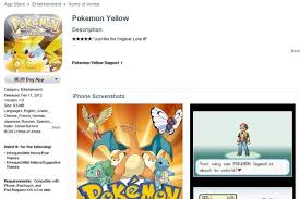 Fake Pokemon Yellow Rockets Up The Ios Sales Charts