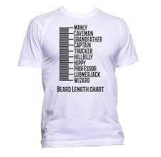 Beard Length Chart Growth Metre Slogan T Shirt Mens Womens Unisex Fashion Comedy Jersey Print T Shirt 10 T Shirt Awesome T Shirts Online From