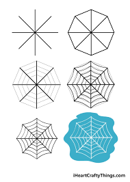 spiderweb drawing how to draw a
