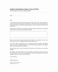 Donation Thank You Letter Template Inspirational 29 Free Business