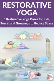 5 restorative yoga poses for kids