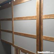 easy diy sliding doors for cabinets