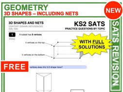 Ks2 Maths 3d Shapes Nets By Maths4everyone Teaching Resources