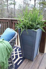 tall outdoor planter boxes