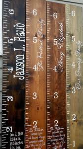 Personalized Wooden Growth Chart For Children Height Chart