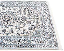 nain persian rug white 205 x 146 cm