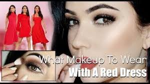 makeup for a red dress cool warm