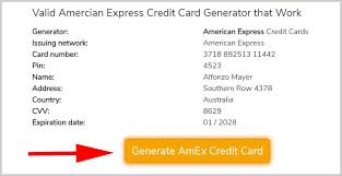 The code may comprise 3 digits or 4 digits. American Express Credit Card Generator 100 Free Fake American Express Cc Numbers That Work