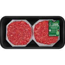 93 lean 7 fat ground beef burgers