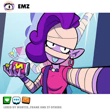 Our brawl stars skins list features all of the currently and soon to be available cosmetics in the game! Brawl Stars On Twitter What Would Emz S Selfie Caption Be Emz