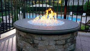 Patio With A Fire Pit By Triad