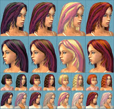 sims 2 custom hair color