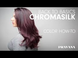 Pravana 180 Chromasilk Back To Basics Hair Color How To