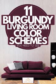 11 Burgundy Living Room Color Schemes