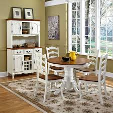 French Country Style Dining Table White