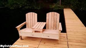 Diy Adirondack Bench With Table