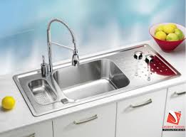 double stainless steel kitchen sink