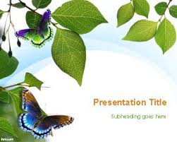 Free Leaves Powerpoint Templates