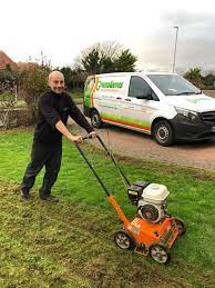 They use the latest equipment to work on the lawn. Greensleeves The Lawn Care Franchise Welcomes Two New Franc