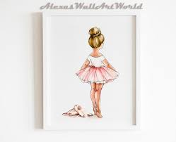 Ballerina Wall Art Ballerina